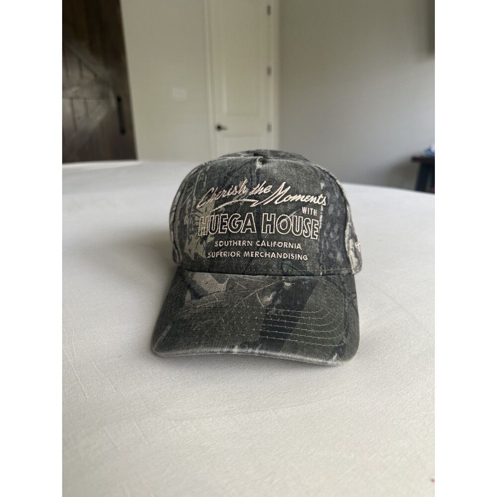 Huega House Camo Trucker Hat “Cherish the Little Things”